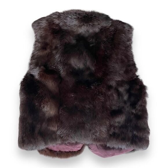 Vintage Rabbit Fur Vest Size Small. - Picture 2 of 4